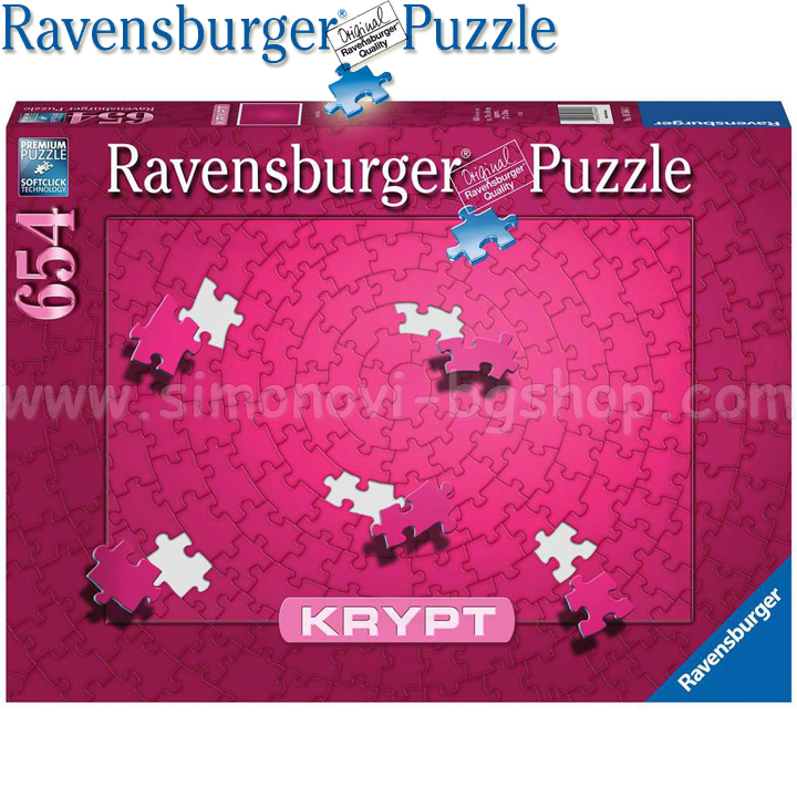 Ravensburger Puzzle 654 pieces Krypt Pink 16564