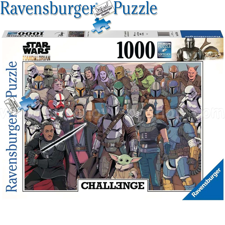 Ravensburger Puzzle 1000h. "Mandalorian Challenge" 16770