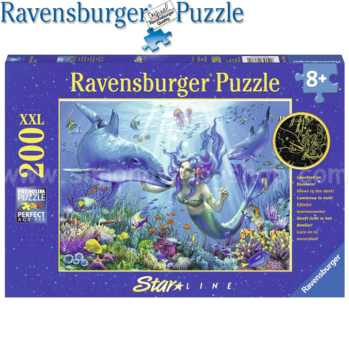 Ravensburger - Lightning puzzle 200h. "Underwater Paradise" 13678
