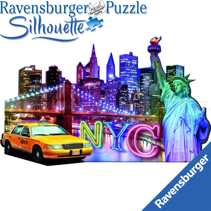 Ravensburger Silhouette -  1158. ",  " 16153