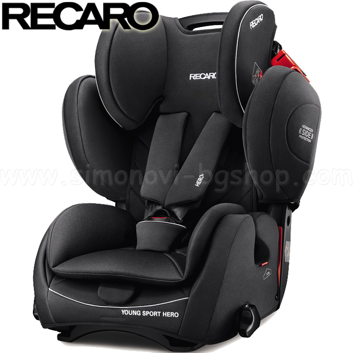 * RECARO Car Seat Young Sport HERO 9-36kg. Performance Black