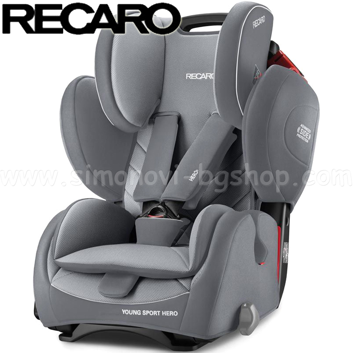 Scaun auto Recaro 9-36 kg Young Sport Hero Aluminiu Gri 88014180050