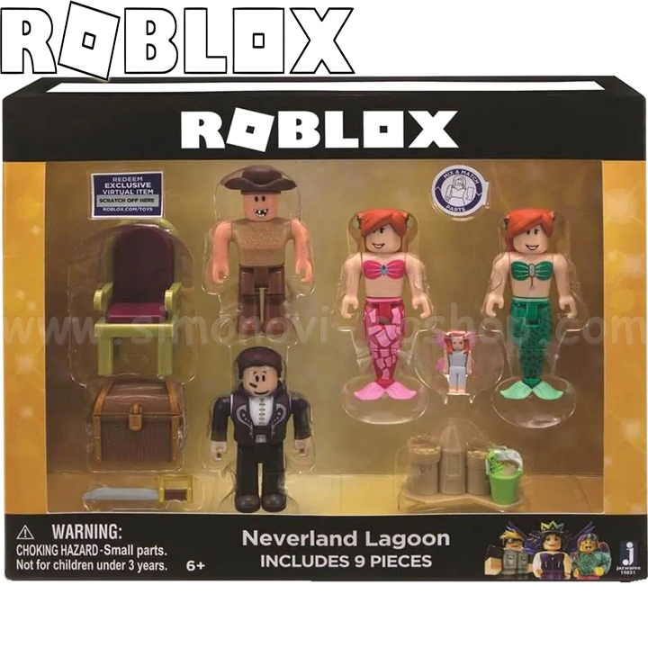 Roblox Celebrity Лагуната от Ничия земя 4бр. 19850A Roblox Celebrity Лагуната от Ничия земя 4бр. 19850A