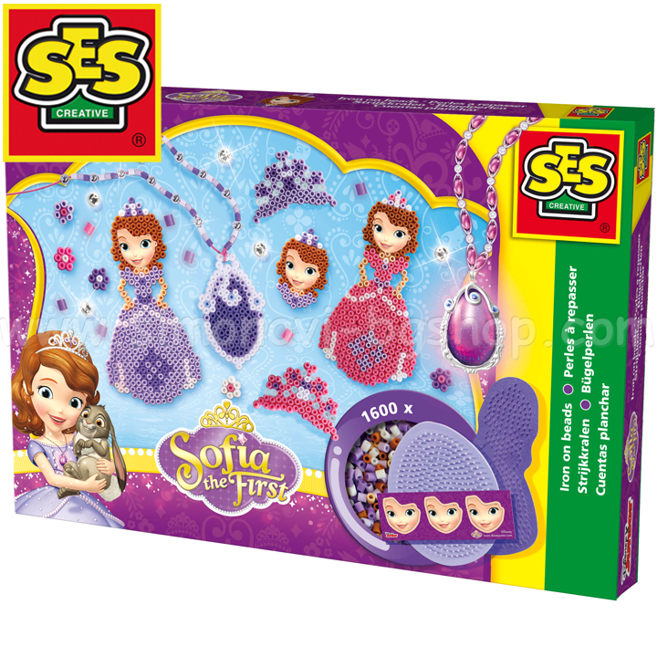 * SES Creative Colored beads Sofia the First 14732