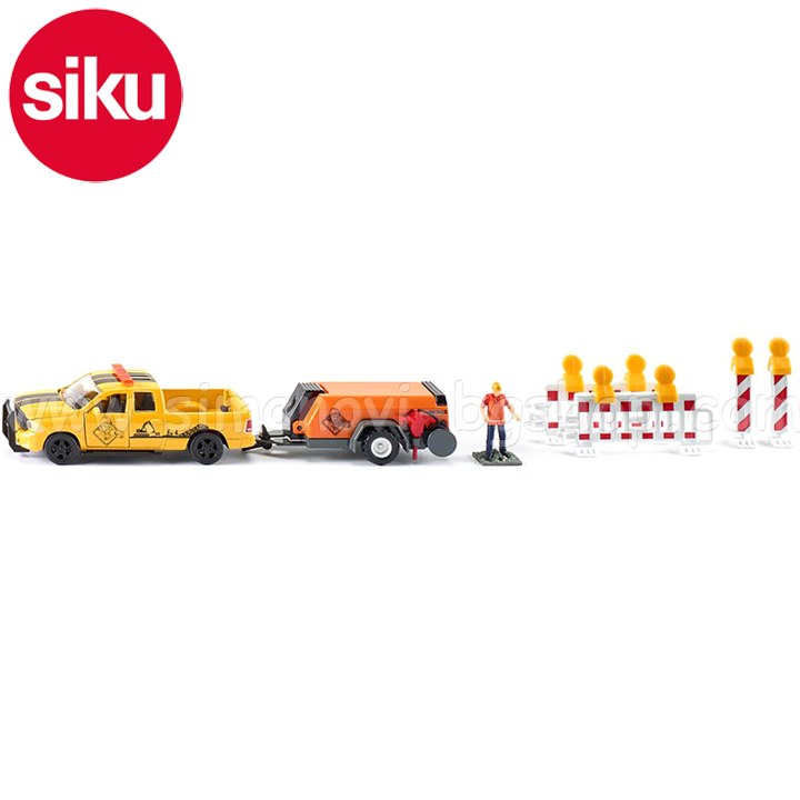 Siku Pickup with RAM 1500 Compressor 3505