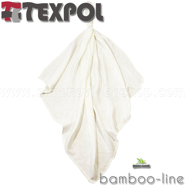 Texpol-Bamboo-line Bamboo diaper with aloe Ecru 120 / 120cm. 21721