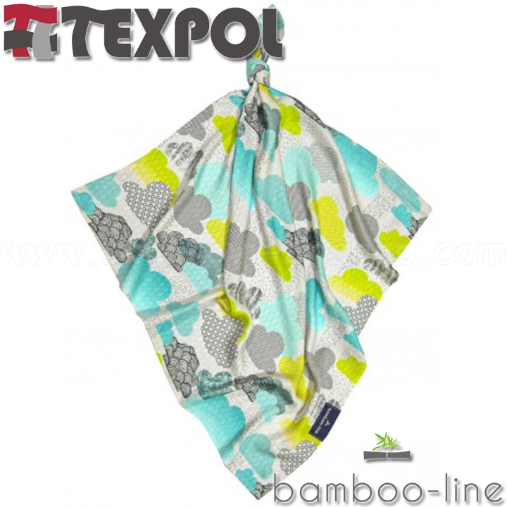 Texpol-Bamboo-line Bamboo Diaper Gray cloud 120/120 22258