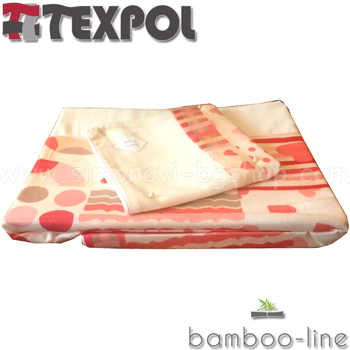 Texpol-Bamboo-line Bamboo Bedding Set 2 Patchwork Pink 21052