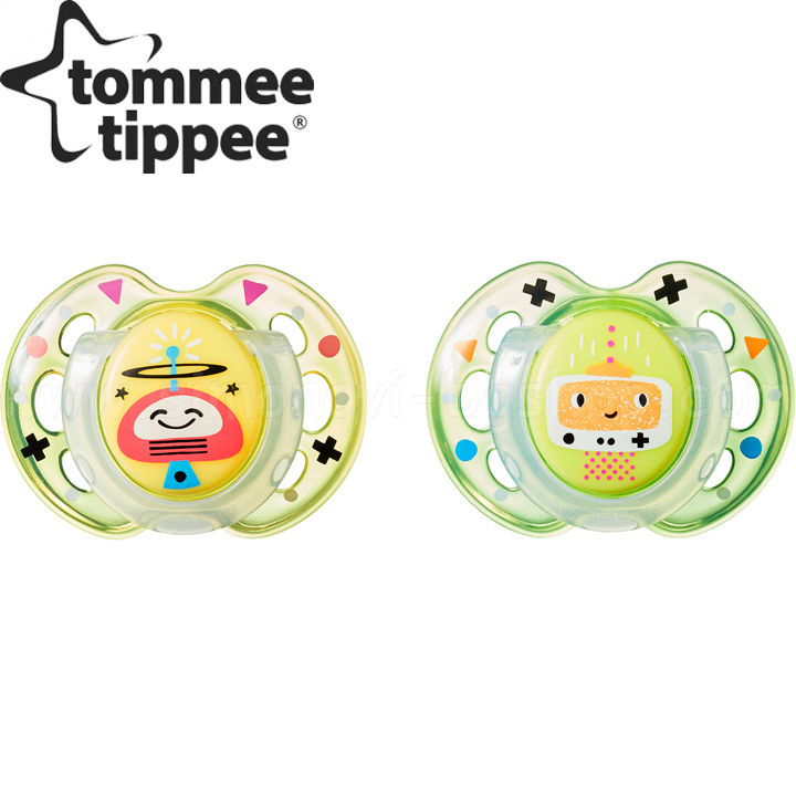 Tommee Tippee - Orthodontic pacifiers Fun Style 0-6m Animals 433