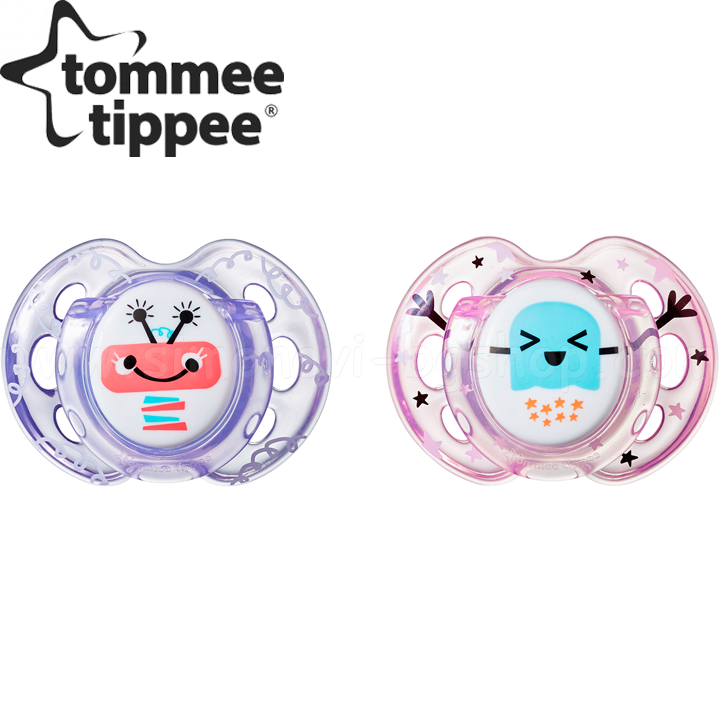 Tommee Tippee   Fun Style 0-6 Robot Pink