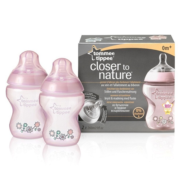 Купить Бутылочки Tommee Tippee с рисунком 340 мл 2 шт. за 86…