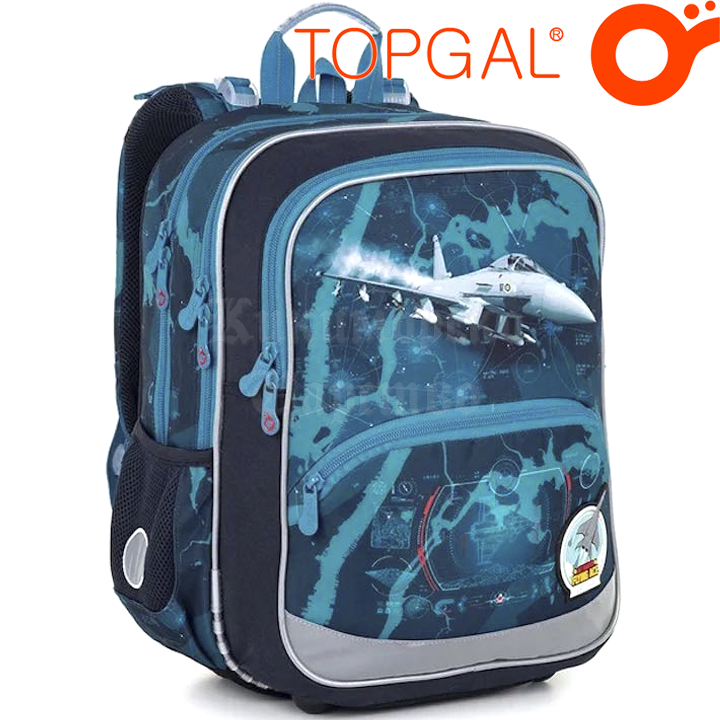 Topgal Chilli Ergonomic school backpack BAZI 22014 B