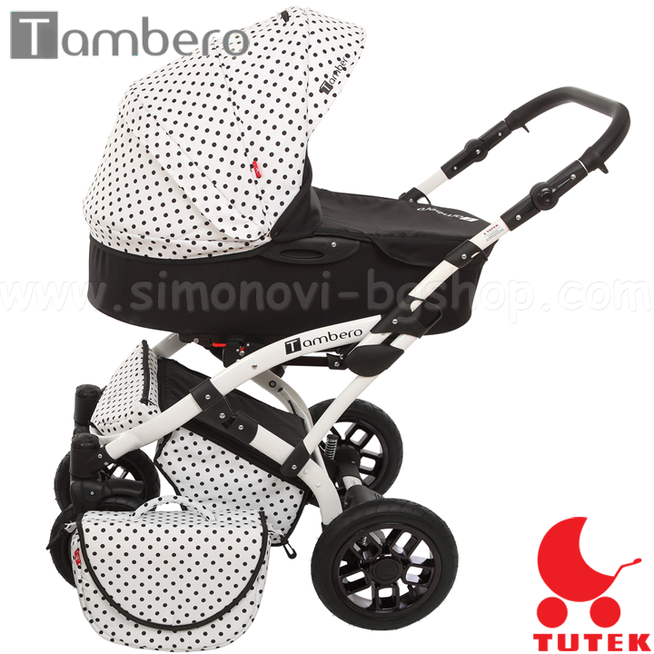 Tutek Pram 2in1 TAMBERO Black/White APD01