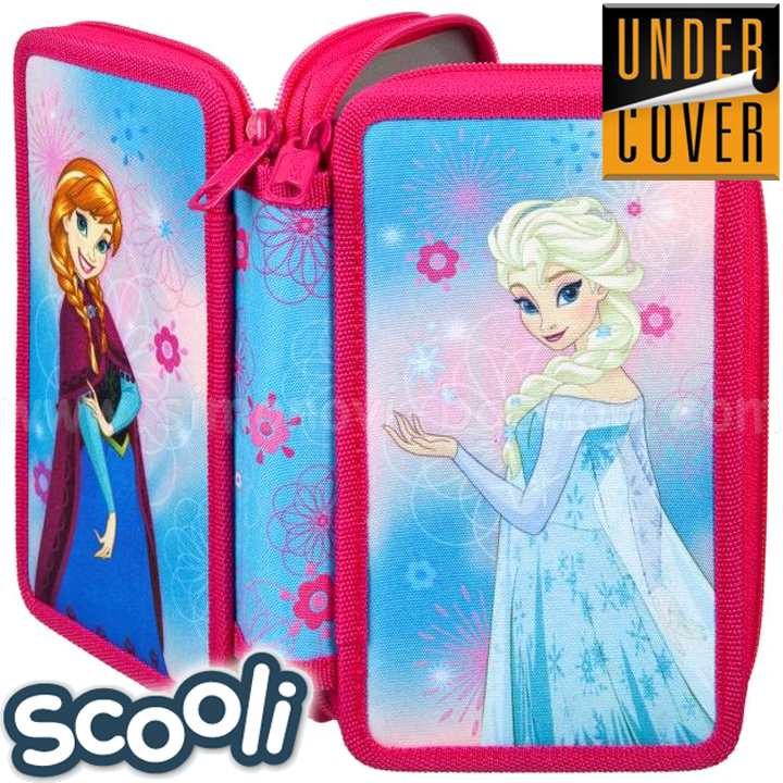 UnderCover Scooli Disney Frozen Full zipper pouch with two 26294