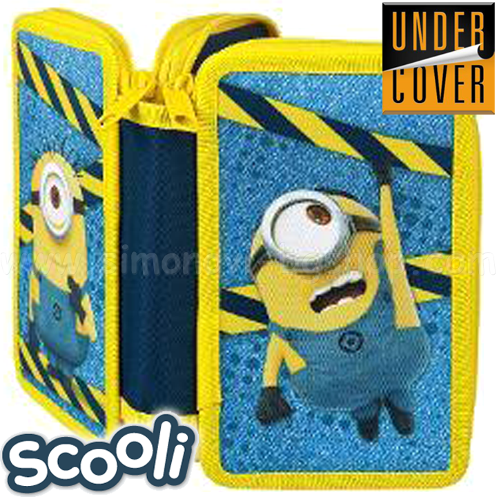 UnderCover Scooli Minions Full zipper pouch with two 26306
