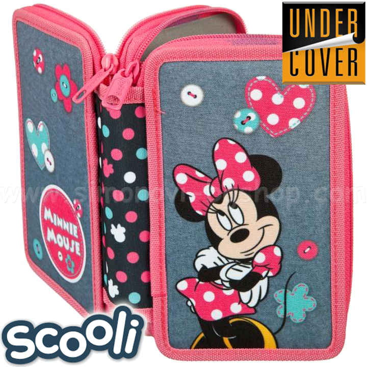 UNDERCOVER Scooli Minnie Mouse pouch Full fermoar cu două 26 286