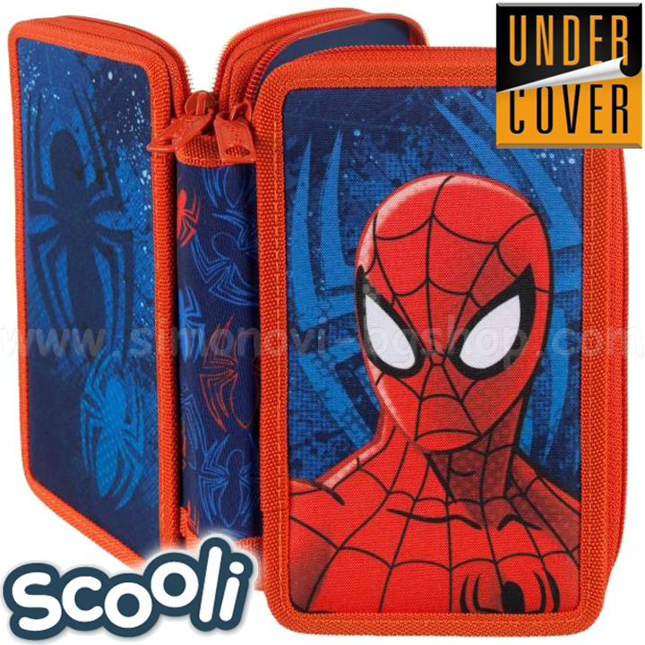 UnderCover Scooli Spider-Man Full zipper pouch with two 26 290