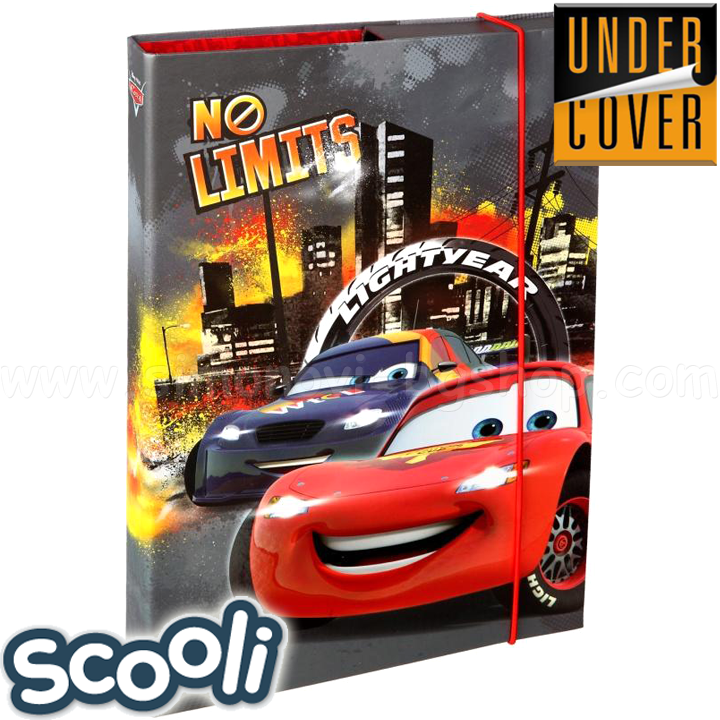 UnderCover Scooli Disney Cars Folder with elastic - Box 24 902
