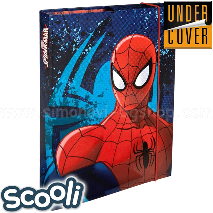 UnderCover Scooli Spider-Man Folder with elastic - Box 26 402