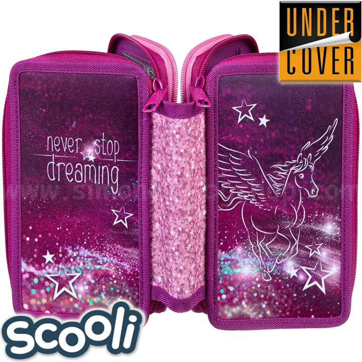 UnderCover Scooli Pegasus Full 3 zipper bag 28146