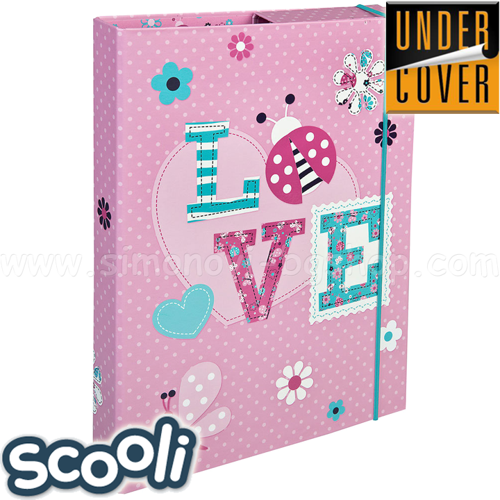 UnderCover Scooli Ladybug Box Eraser Folder 28348