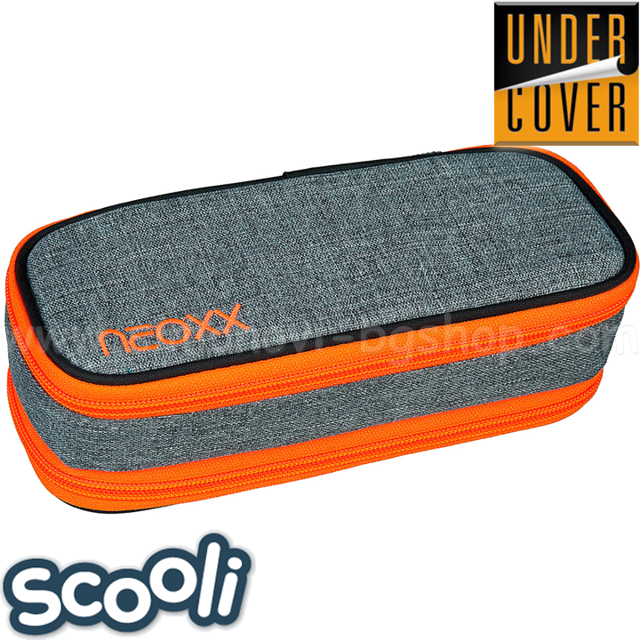 UnderCover Scooli Empty 1 Zip Zip Bag 28505Gray