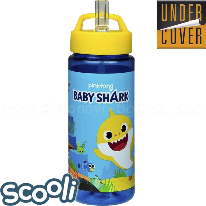 Sticla de apă Undercover Scooli Baby Shark 400ml AERO 29401
