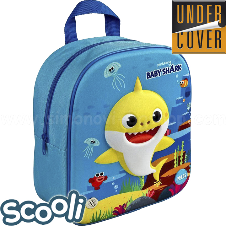 Rucsac pentru copii UnderCover Scooli Baby Shark 29439