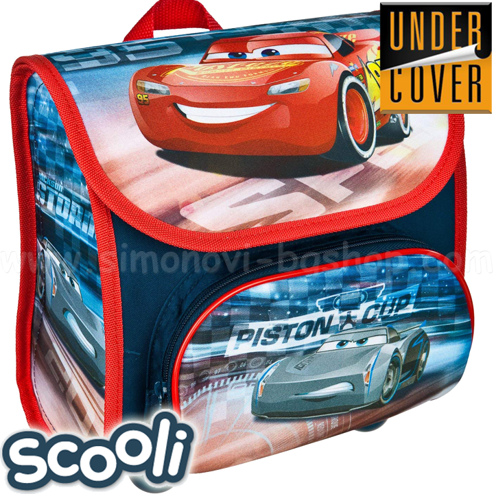 UnderCover Scooli Cars Kindergarten Backpack Ergo 27351