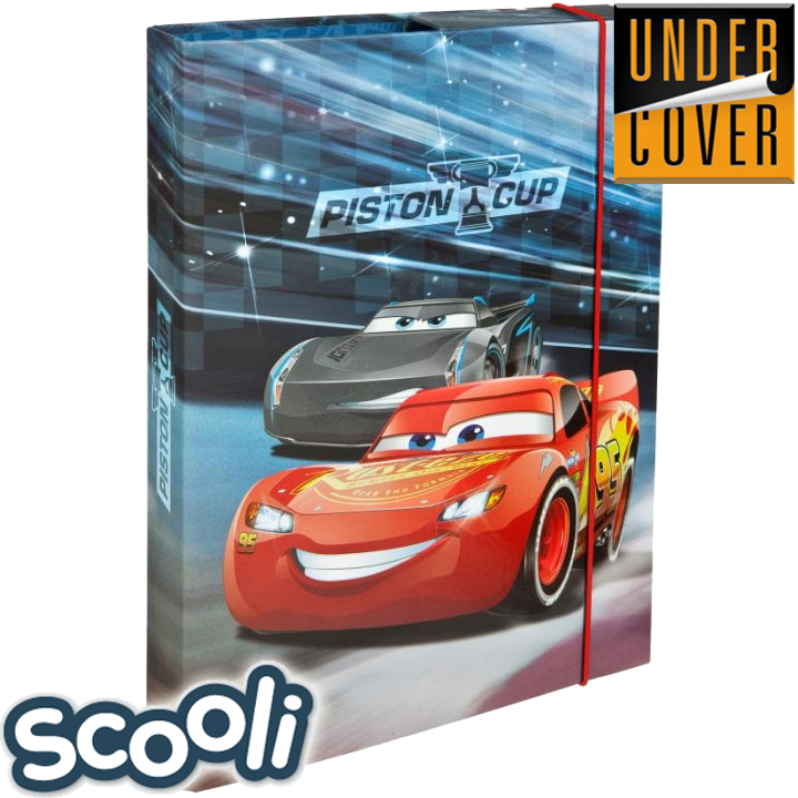 UnderCover Scooli Cars Box folder with elastic 26962