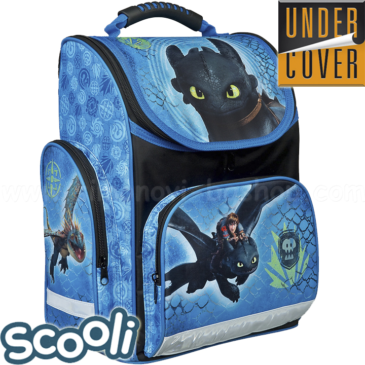 Rucsac de școală UnderCover Scooli Dragons Clou Ergonomic ERGO 28606