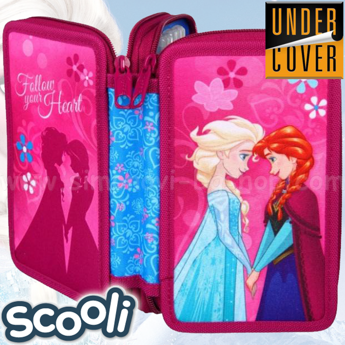 UnderCover kit Scooli Disney Frozen completa cu fermoar doi 25501
