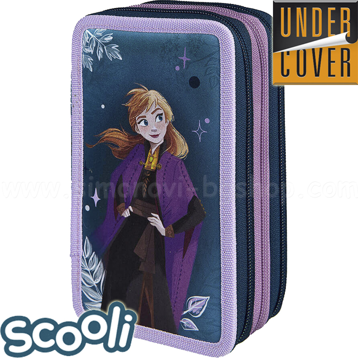 Set de articole de toaletă cu trei fermoar UnderCover Scooli Frozen 30042