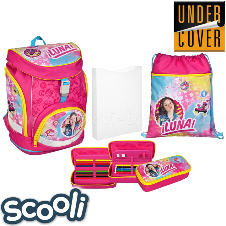 Undercover Scooli Soy Luna Ergonomic Backpack with Accessories 26575