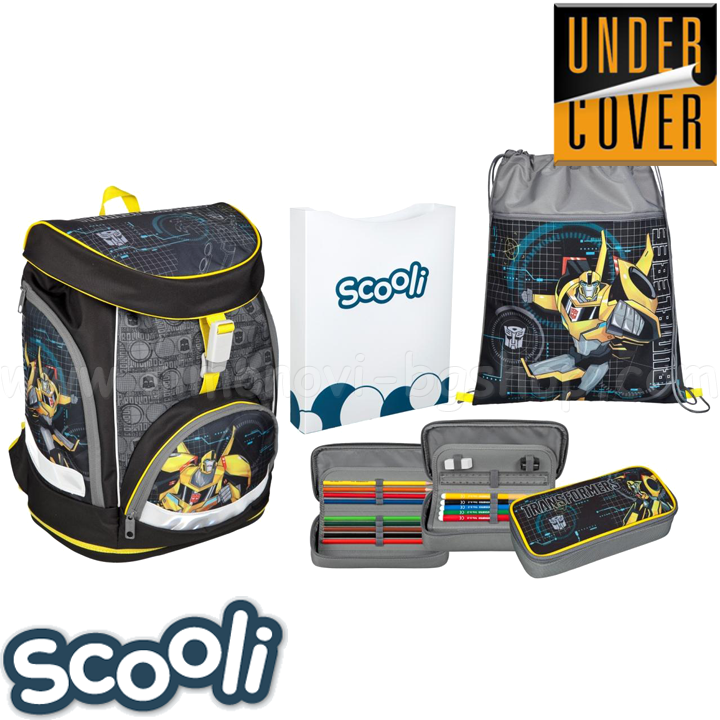 Undercover Scooli Transformers Ergonomic Backpack with Accessories 26615
