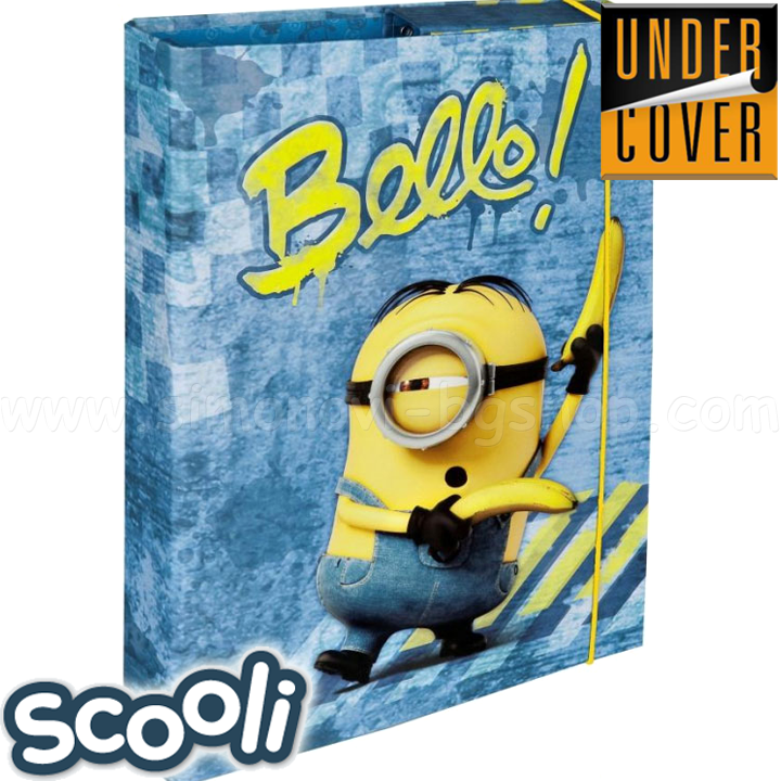 UnderCover Scooli Minions Folder box with elastic 27426