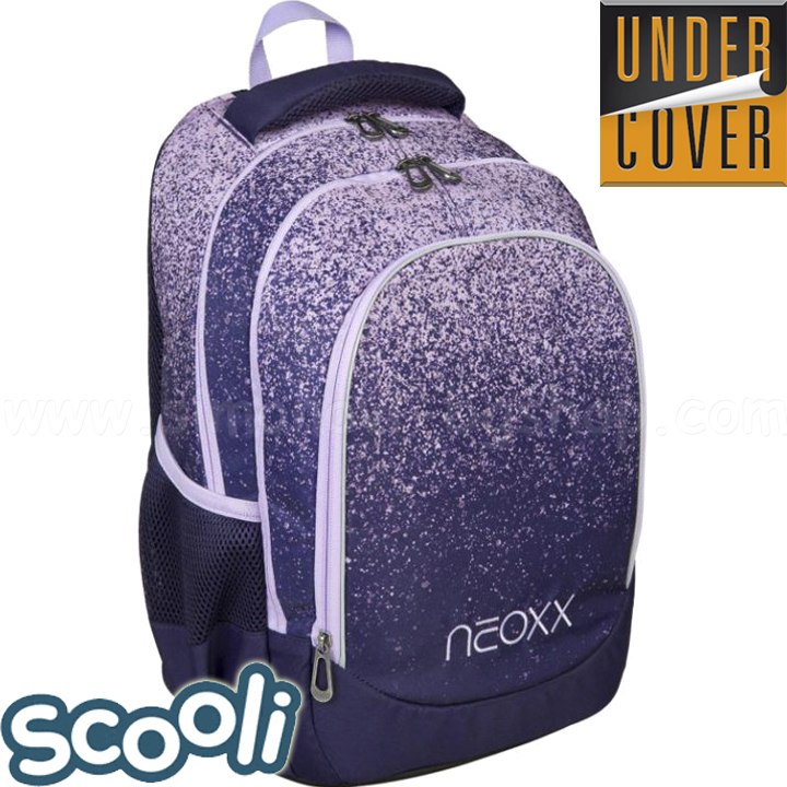 Rucsac școlar ergonomic UnderCover Scooli Neoxx, perfect strălucitor 3
