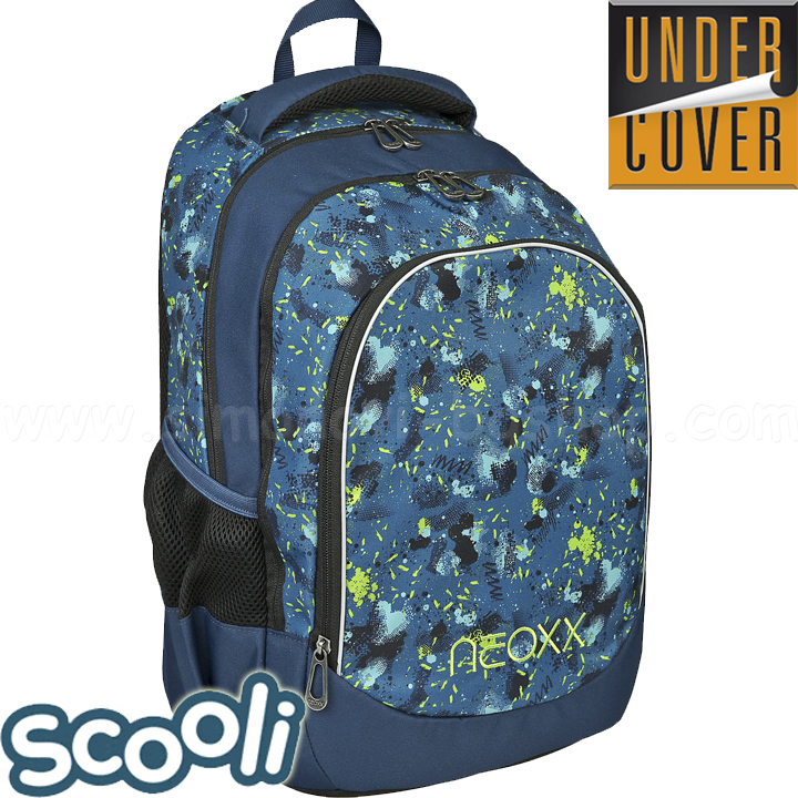 Rucsac de școală UnderCover Scooli Neoxx Ergonomic Petrol Extreme 3023