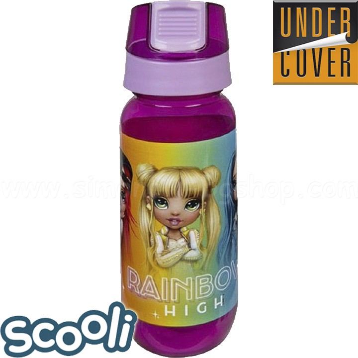 Undercover Scooli Rainbow Sticla de apă înaltă 400 ml AERO 30298