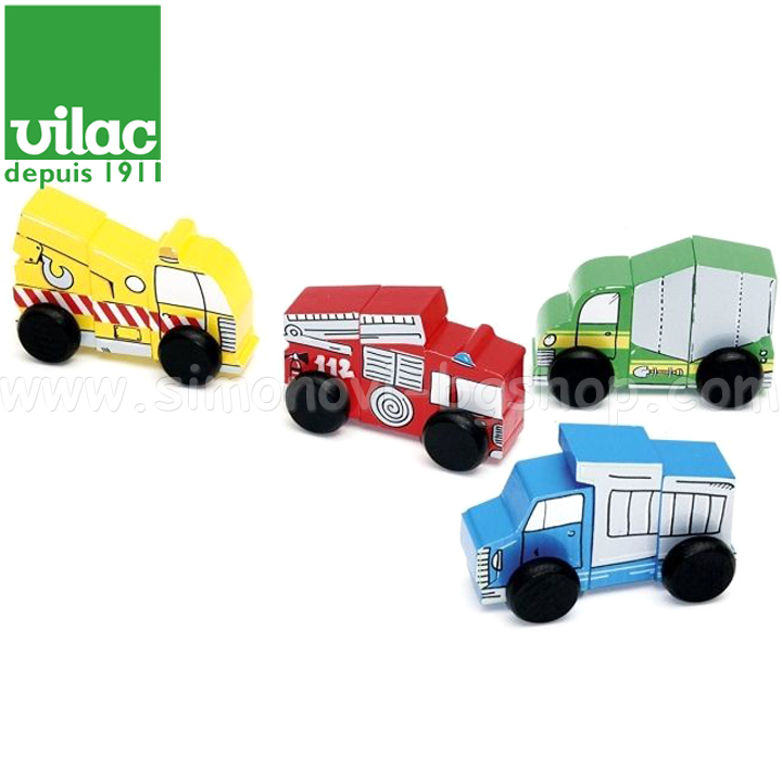 Vilac Wooden Magic Cube Truck J50300