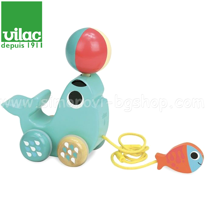 Vilac Pulling toy Pescărușul de design de Ingela P. Arrhenius 7713