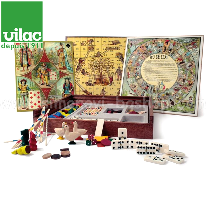 Vilac Set Classic Games Luxury Edition J21319