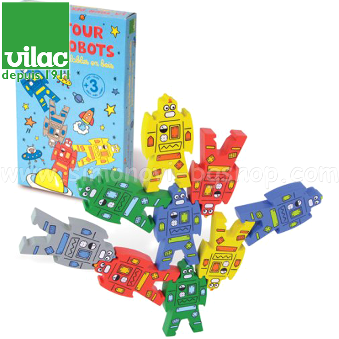 Vilac - Puzzle Tower robots 2171