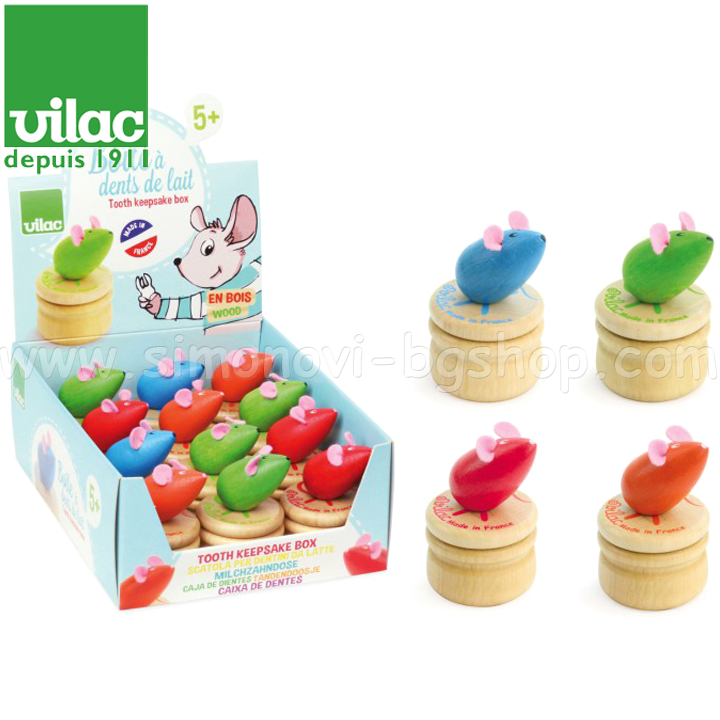 * Vilac - cutie din lemn pentru dinte 735
