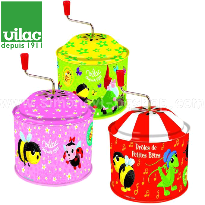 Vilac - Music boxes Funny Little Bugs 5435