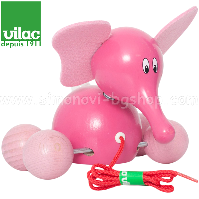 Vilac - Toy Elephant pulling FanFan 1802