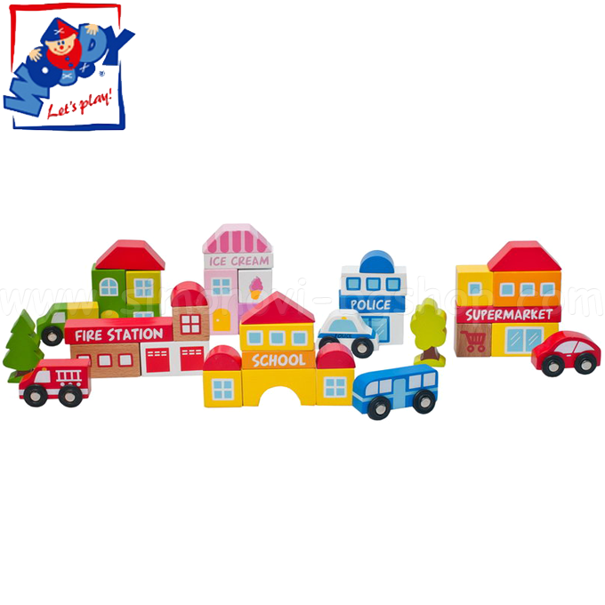 Woody train accessory - city 91186