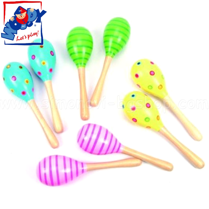 Woody Set wooden maracas 90712